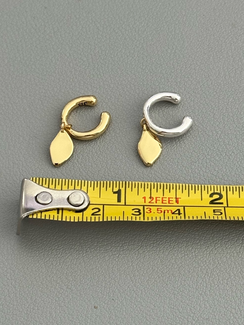 Jenny Bird Foli Ear Cuff Set Two-Tone Gold & Silver
